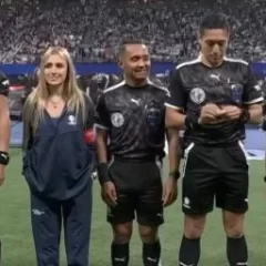 ¿Qué hacía More Beltrán junto a los árbitros en la Copa América 2024?