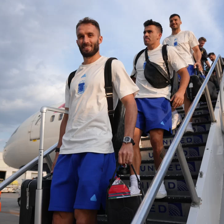 Copa América: la Selección Argentina ya está en Nueva Jersey a la espera de Chile