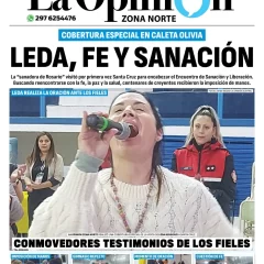 “Leda, fe y sanación”: cobertura especial de La Opinión Zona Norte en Caleta Olivia