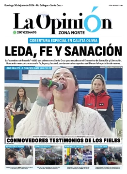 “Leda, fe y sanación”: cobertura especial de La Opinión Zona Norte en Caleta Olivia