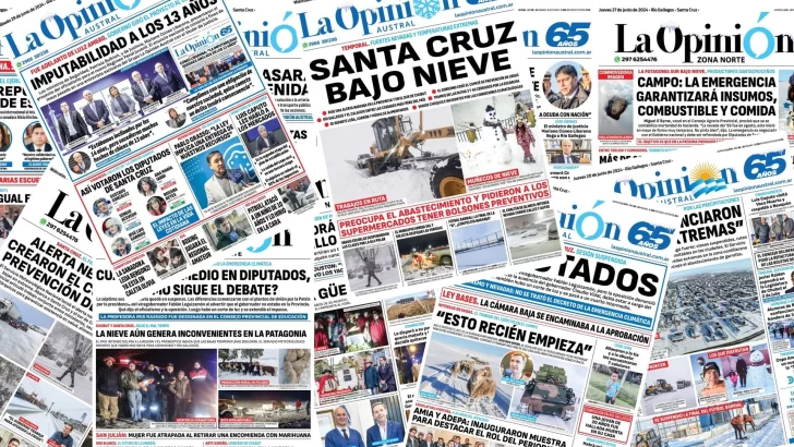 Ya podés leer el diario impreso de La Opinión Austral en versión digital