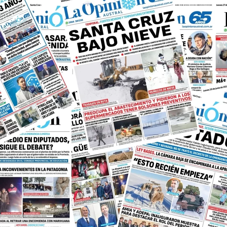 Ya podés leer el diario impreso de La Opinión Austral en versión digital