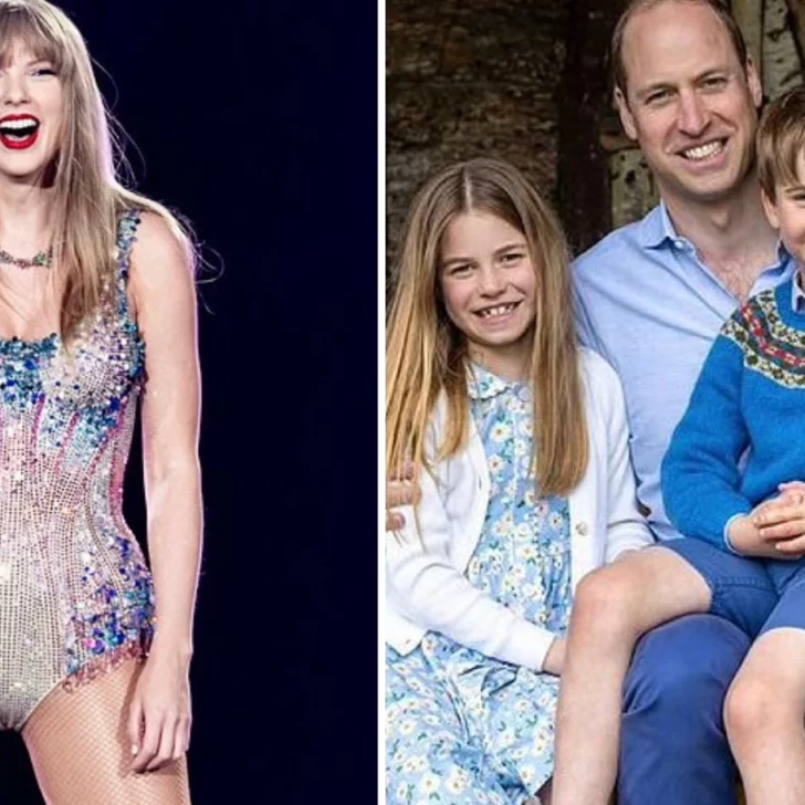 La foto de Taylor Swift junto al príncipe William y sus hijos que revolucionó las redes