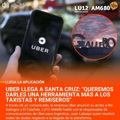 Uber llega a Santa Cruz: “Queremos darles una herramienta más a los taxistas y remiseros”