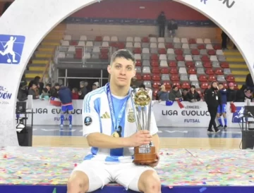 Juan Brasesco, exBoxing hoy en Boca Juniors, campeón con la Selección Argentina de futsal