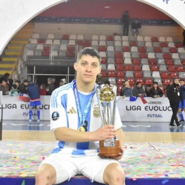 Juan Brasesco, exBoxing hoy en Boca Juniors, campeón con la Selección Argentina de futsal