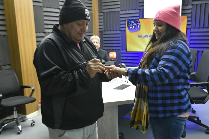 “¡Sí, quiero!”, en medio de una travesía con nieve y en los estudios de Radio LU12 AM680