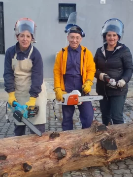 Con motosierra en mano: Santa Cruz competirá en la Bienal de Escultura del Chaco