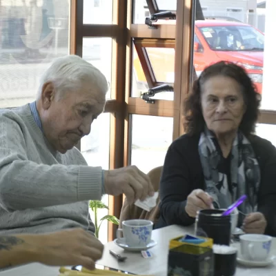 A 61 años del nacimiento de José Honorio Ortega, familiares y veteranos compartieron una merienda