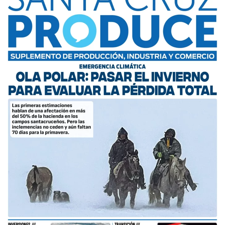 Tapa Suplemento especial de Santa Cruz Produce: Ola polar, pasar el invierno para evaluar la pérdida total