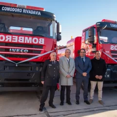 El Municipio de Comodoro Rivadavia acompañó el 85° Aniversario de la Asociación de Bomberos Voluntarios