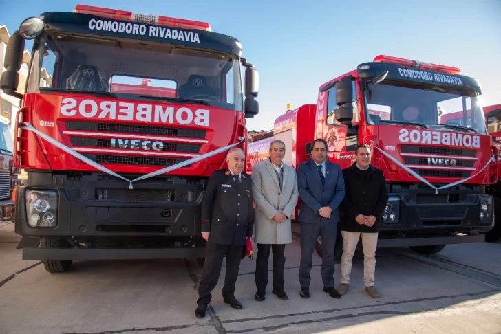 El Municipio de Comodoro Rivadavia acompañó el 85° Aniversario de la Asociación de Bomberos Voluntarios