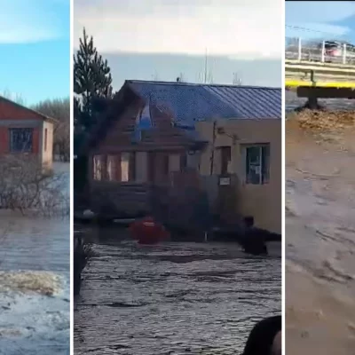 Alerta en Los Antiguos: el río desbordó, inundó viviendas y tres familias debieron ser evacuadas