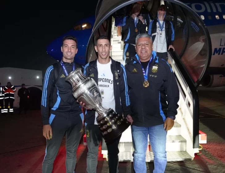 Tras ganar la Copa América, llegaron los bicampeones con Ángel Di María a la cabeza