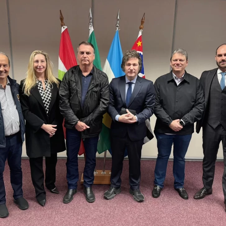 Javier Milei se reunió con Jair Bolsonaro y dos gobernadores conservadores de Brasil