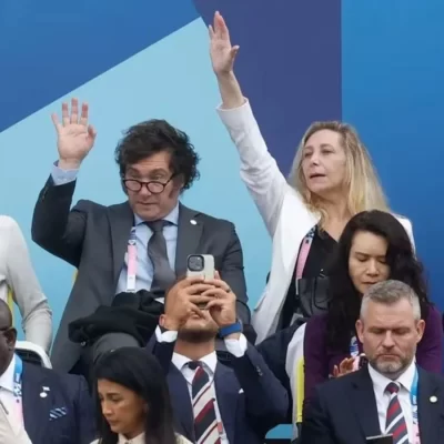 Javier Milei y Karina Milei participaron de la fiesta inaugural de los Juegos Olímpicos de París 2024