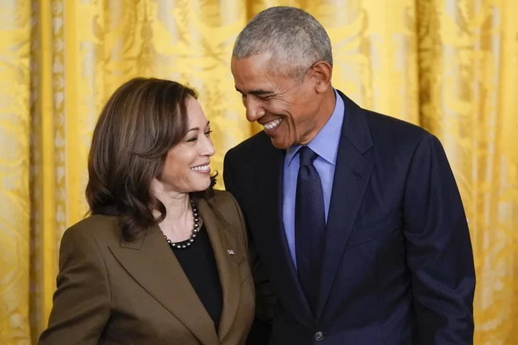 Barack Obama anunció su apoyo a candidatura presidencial de Kamala Harris