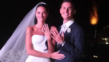 Filtraron la sorpresa con la que Oriana Sabatini y Paulo Dybala recibieron a sus invitados en la boda