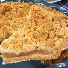 Receta de tarta o crumble de manzana en solo 5 pasos