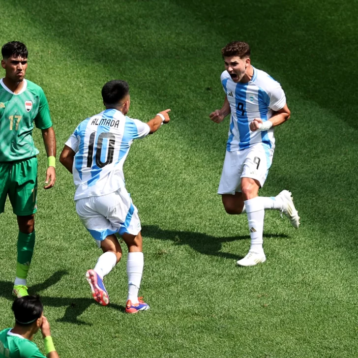 La Selección Argentina Sub 23 ganó a Irak 3 a 1 y sigue en carrera para clasificar a cuartos en los Juegos Olímpicos 2024