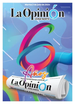 Tapa Especial de La Opinión Austral: 6 años de La Opinión Zona Norte