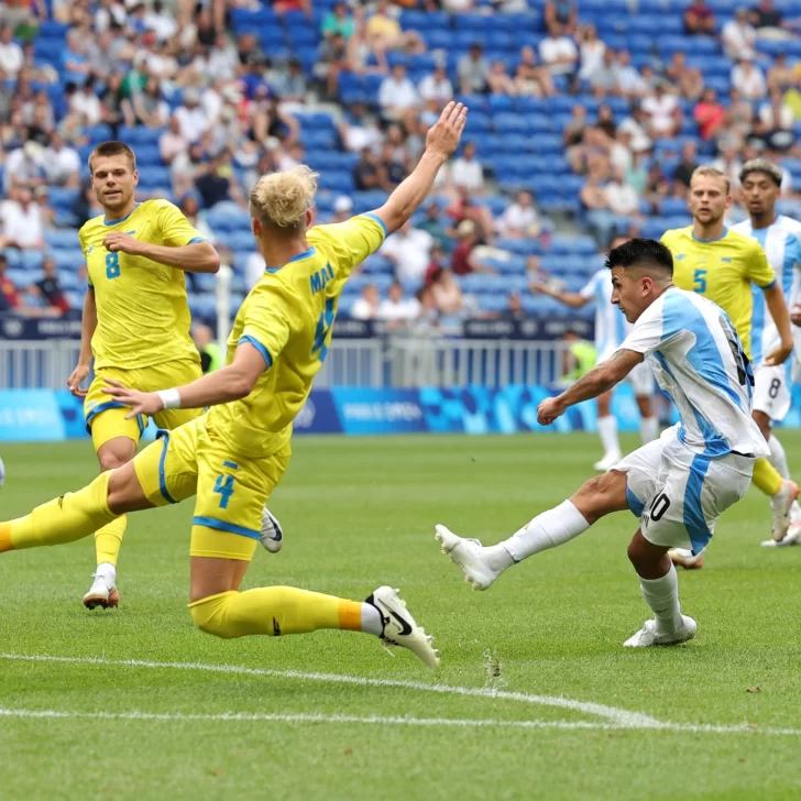 Mirá el golazo de Thiago Almada para el triunfo de Argentina ante Ucrania en los Juegos Olímpicos