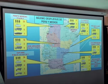 Emergencia climática: el Ministerio de Defensa reafirmó su “compromiso de seguir coordinando esfuerzos”