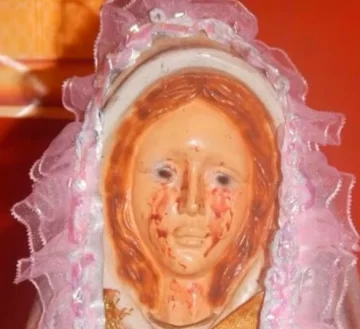 La Virgen de Metán lloró lágrimas de sangre mientras rezaban por Loan