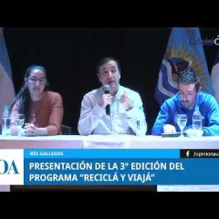 La Municipalidad presentó la tercera edición del programa “Reciclá y viajá”