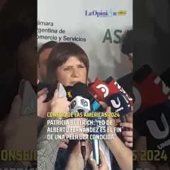 Patricia Bullrich: “Lo de Alberto Fernández es el fin de una película conocida”