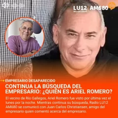 ¿Quién es Ariel Romero? La búsqueda del empresario desaparecido continúa