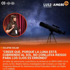 Eclipse solar: “Los ojos se pueden dañar de manera irreversible”