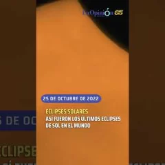 Así fueron los últimos elipses solares en el mundo