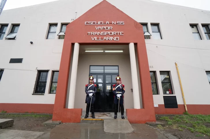 Visita a Río Gallegos: dos granaderos transmiten el legado de San Martín