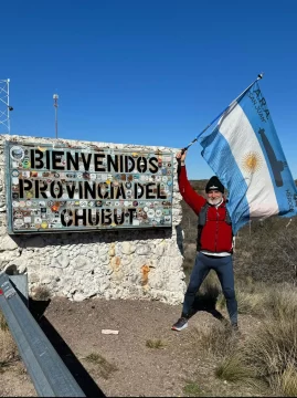 Exsubmarinista Guillermo Tibaldi llegó a Chubut: “Vamos avanzando”