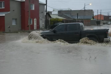 Río Gallegos en emergencia: cayeron más de 30 milímetros de lluvia