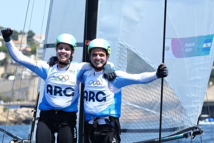 Así fue el momento en el que Majdalani y Bosco ganaron la medalla de plata en vela de los Juegos Olímpicos