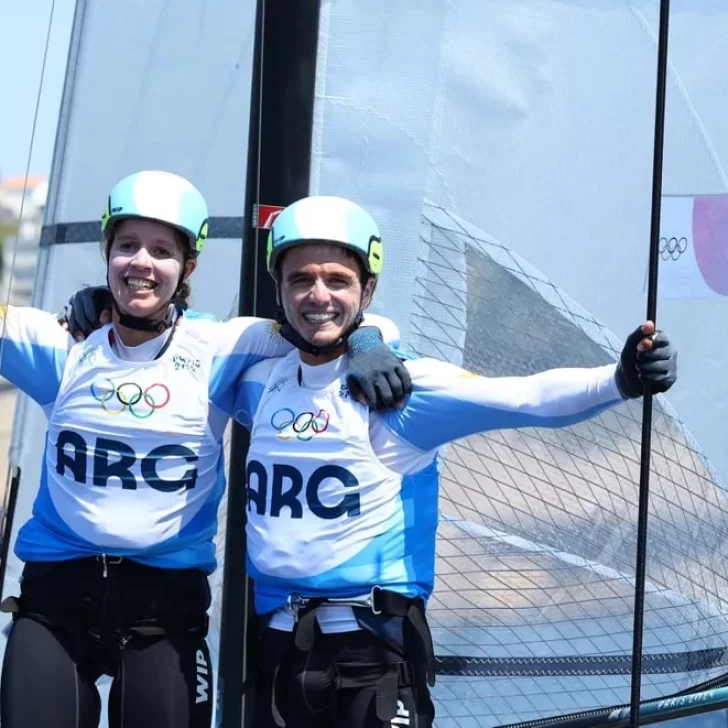 Así fue el momento en el que Majdalani y Bosco ganaron la medalla de plata en vela de los Juegos Olímpicos