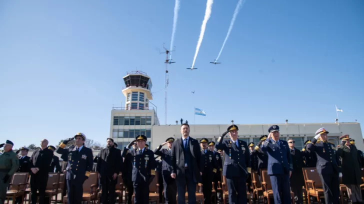 Petri encabezó la ceremonia por el 112° aniversario de la creación de la Fuerza Aérea Argentina