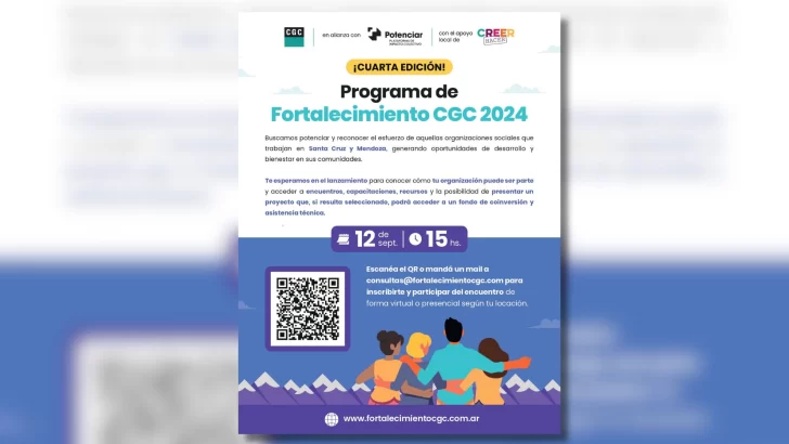 CGC lanza la 4ta edición del Programa de Fortalecimiento para Organizaciones Sociales