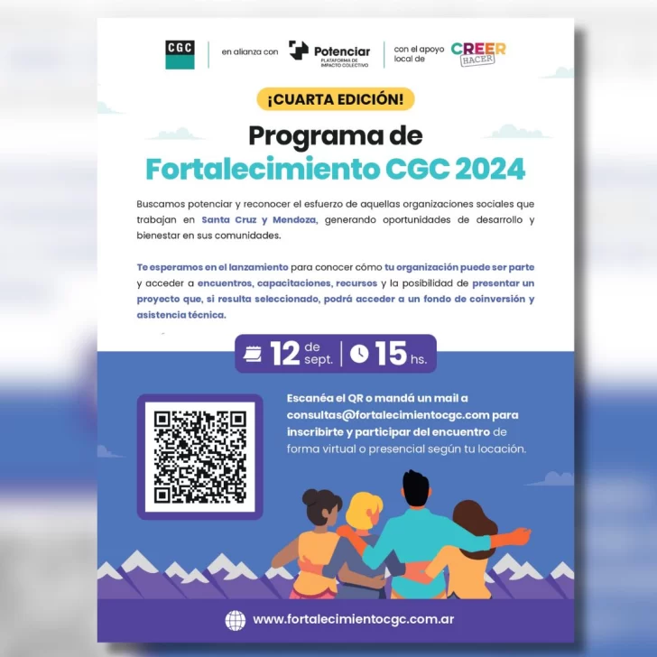 CGC lanza la 4ta edición del Programa de Fortalecimiento para Organizaciones Sociales