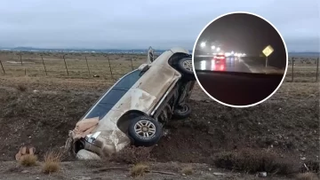 Video. “Frena, gato”: un joven conducía borracho y volcó en Avenida Asturias