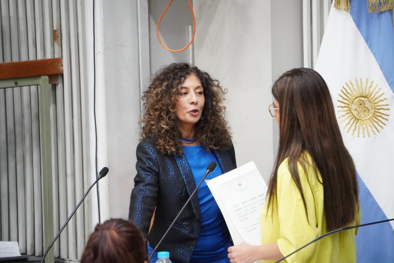  Adriana Nieto, diputada autora del proyecto. FOTO: LEANDRO FRANCO/LA OPINIÓN AUSTRAL