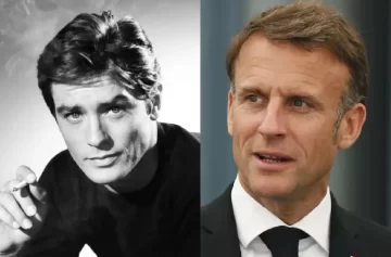 La sentida despedida de Emmanuel Macron a Alain Delon: “Era un monumento francés”