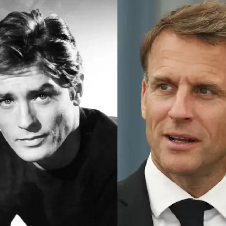 La sentida despedida de Emmanuel Macron a Alain Delon: “Era un monumento francés”