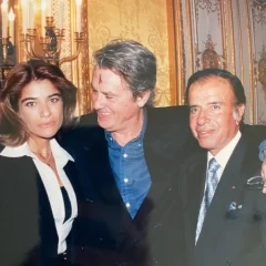 Zulema Menem despidió a Alain Delon con una foto inédita junto al actor y a Carlos Menem