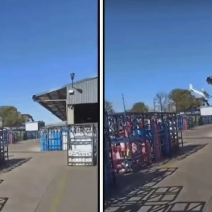 Video. Lo echaron del trabajo y estrelló una avioneta contra la fabrica donde trabajaba