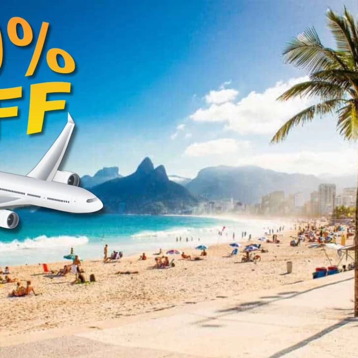 Cómo viajar a Brasil con pasajes al 50% OFF: dos aerolíneas de Argentina ofrecen increíbles descuentos