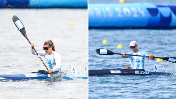 Brenda Rojas y Agustín Vernice pasaron a semis de canotaje y sueñan con una medalla en los Juegos Olímpicos