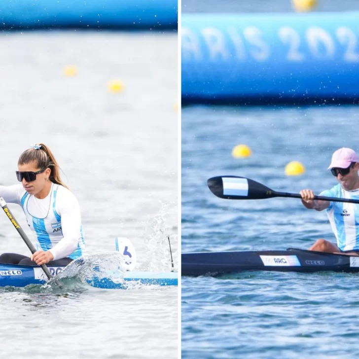 Brenda Rojas y Agustín Vernice pasaron a semis de canotaje y sueñan con una medalla en los Juegos Olímpicos